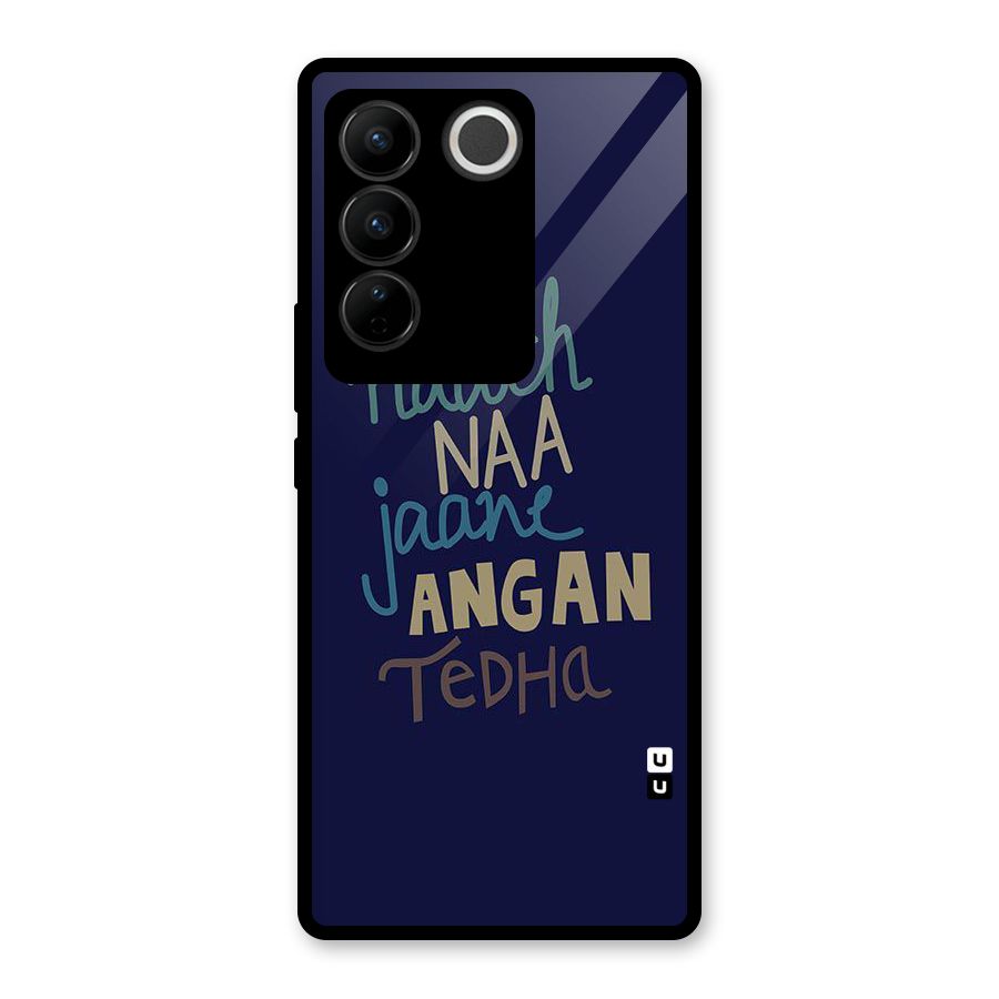 Dance Words Glass Back Case for Vivo V27