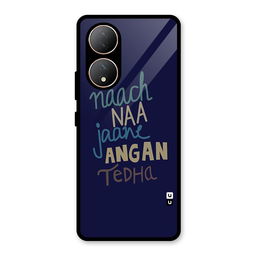 Dance Words Glass Back Case for Vivo Y100A