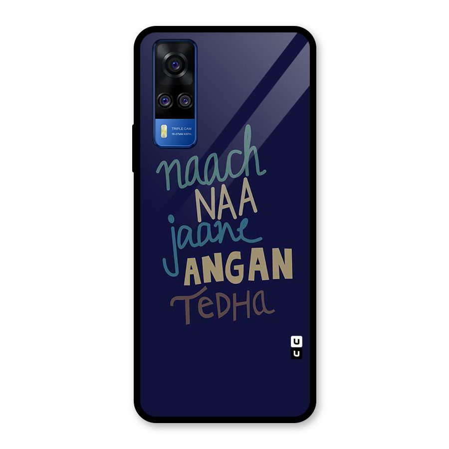 Dance Words Glass Back Case for Vivo Y31