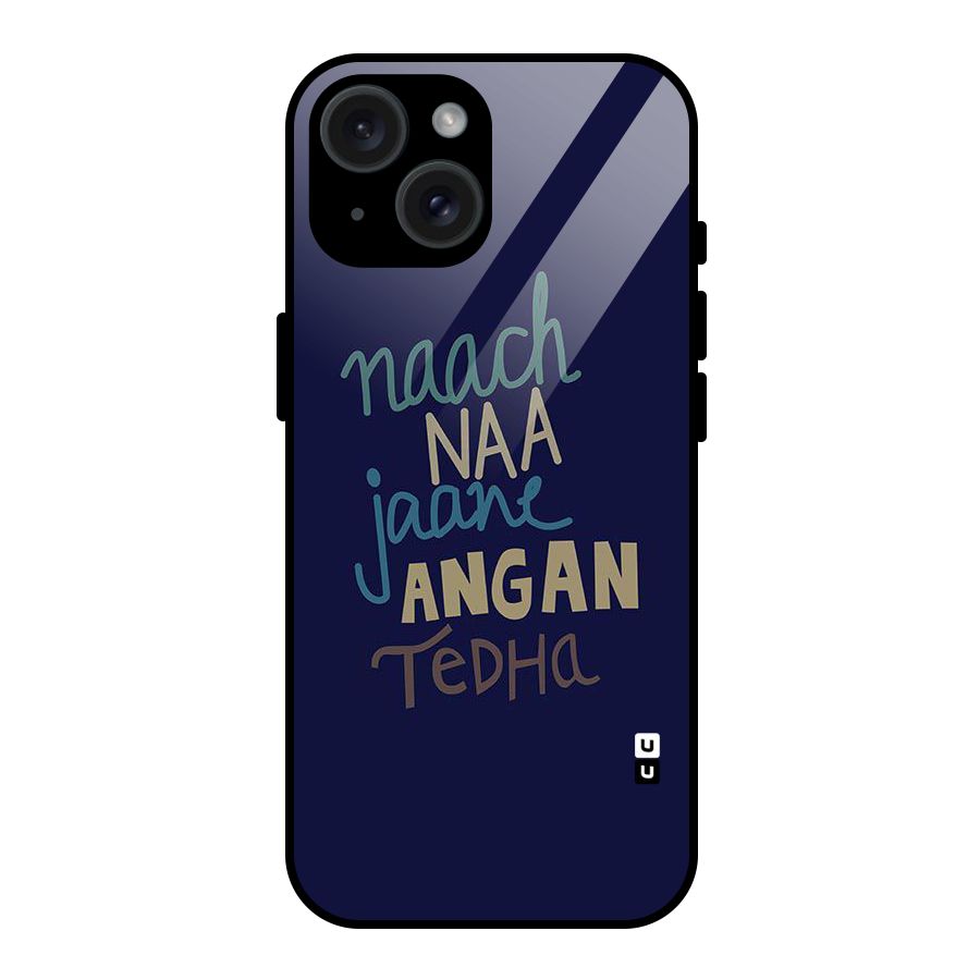 Dance Words Glass Back Case for iPhone 15