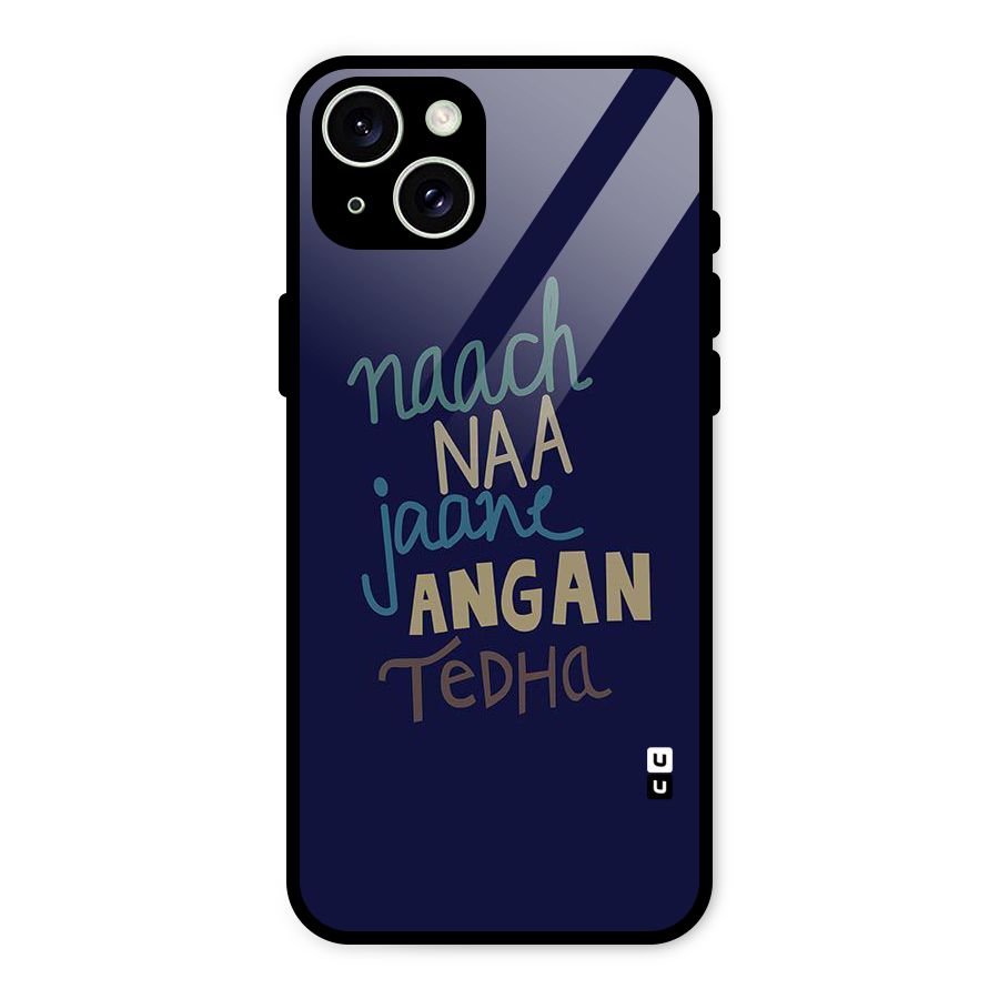Dance Words Glass Back Case for iPhone 15 Plus