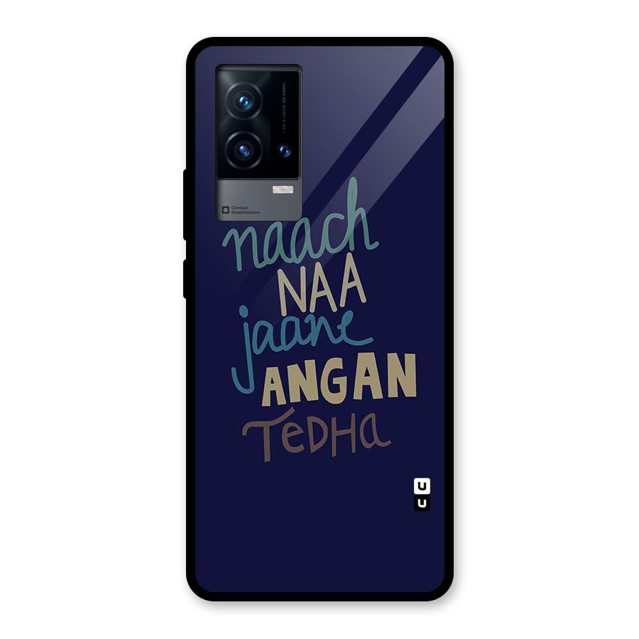 Dance Words Glass Back Case for iQOO 9 5G