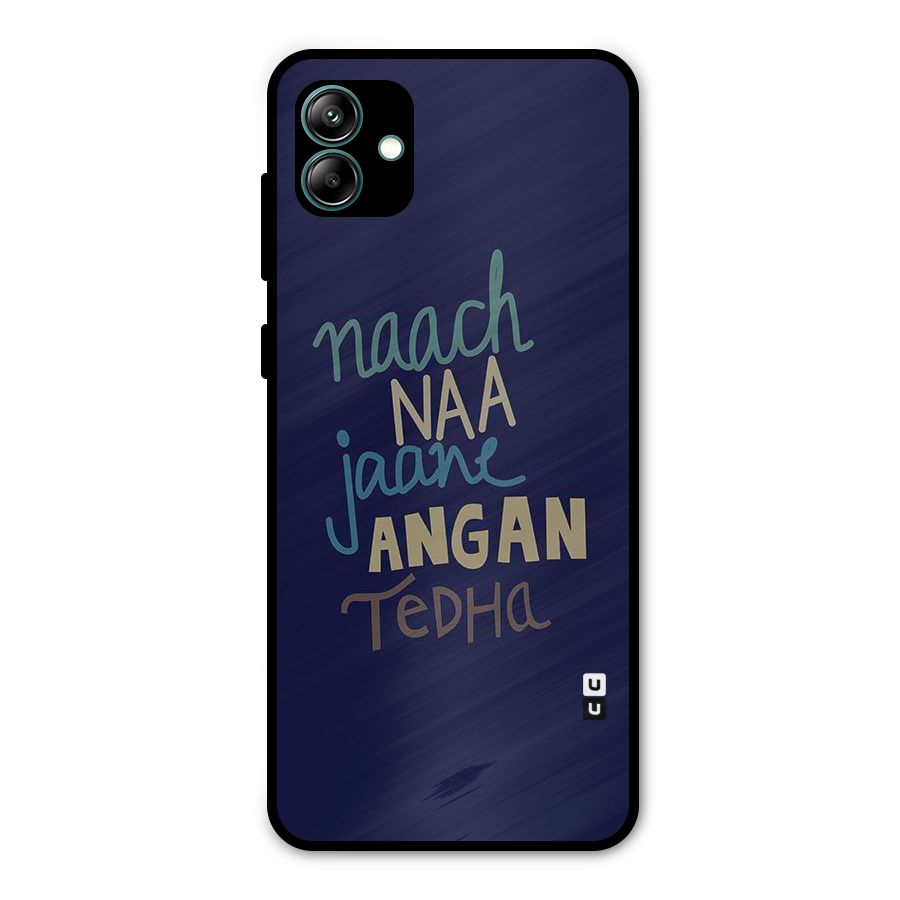 Dance Words Metal Back Case for Galaxy A04