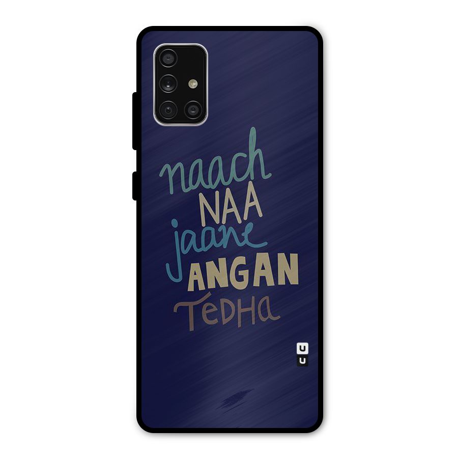 Dance Words Metal Back Case for Galaxy A71