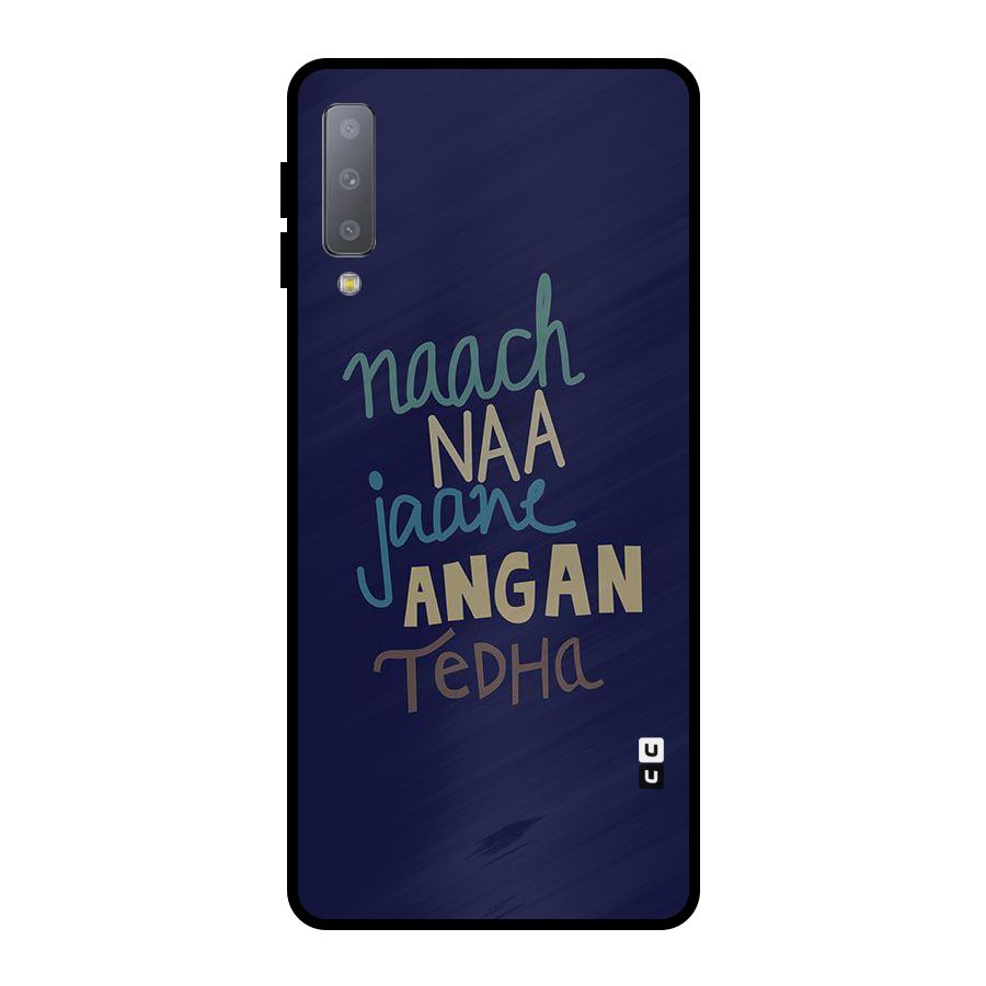 Dance Words Metal Back Case for Galaxy A7 (2018)
