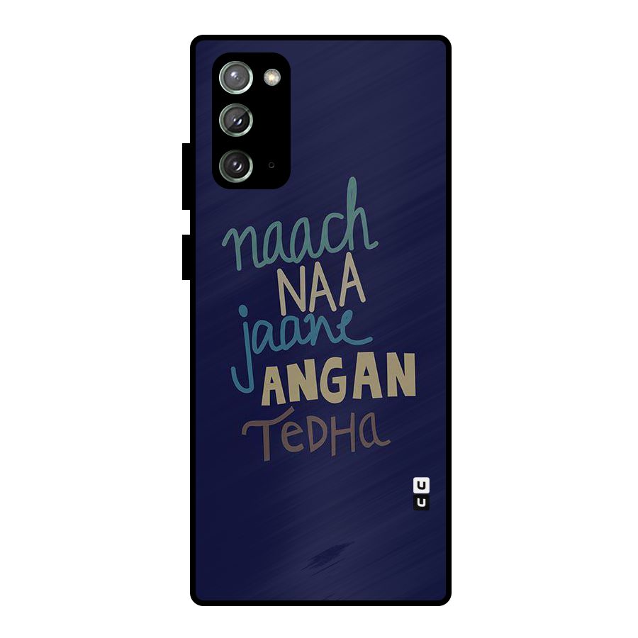 Dance Words Metal Back Case for Galaxy Note 20