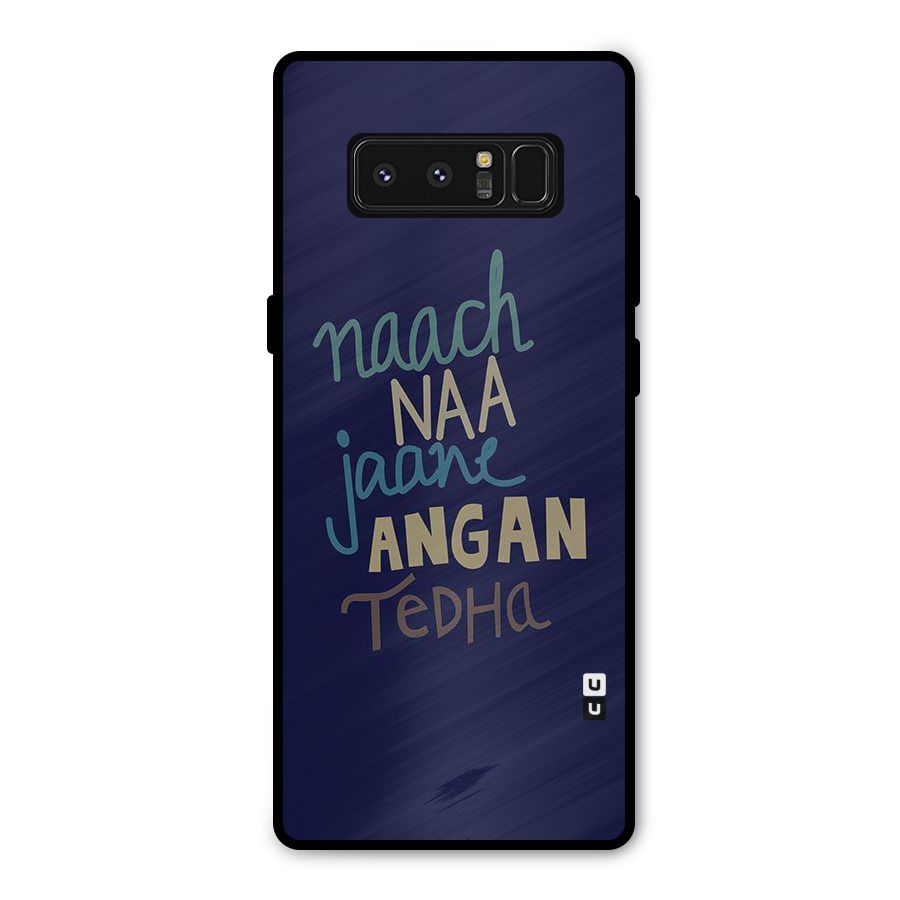 Dance Words Metal Back Case for Galaxy Note 8
