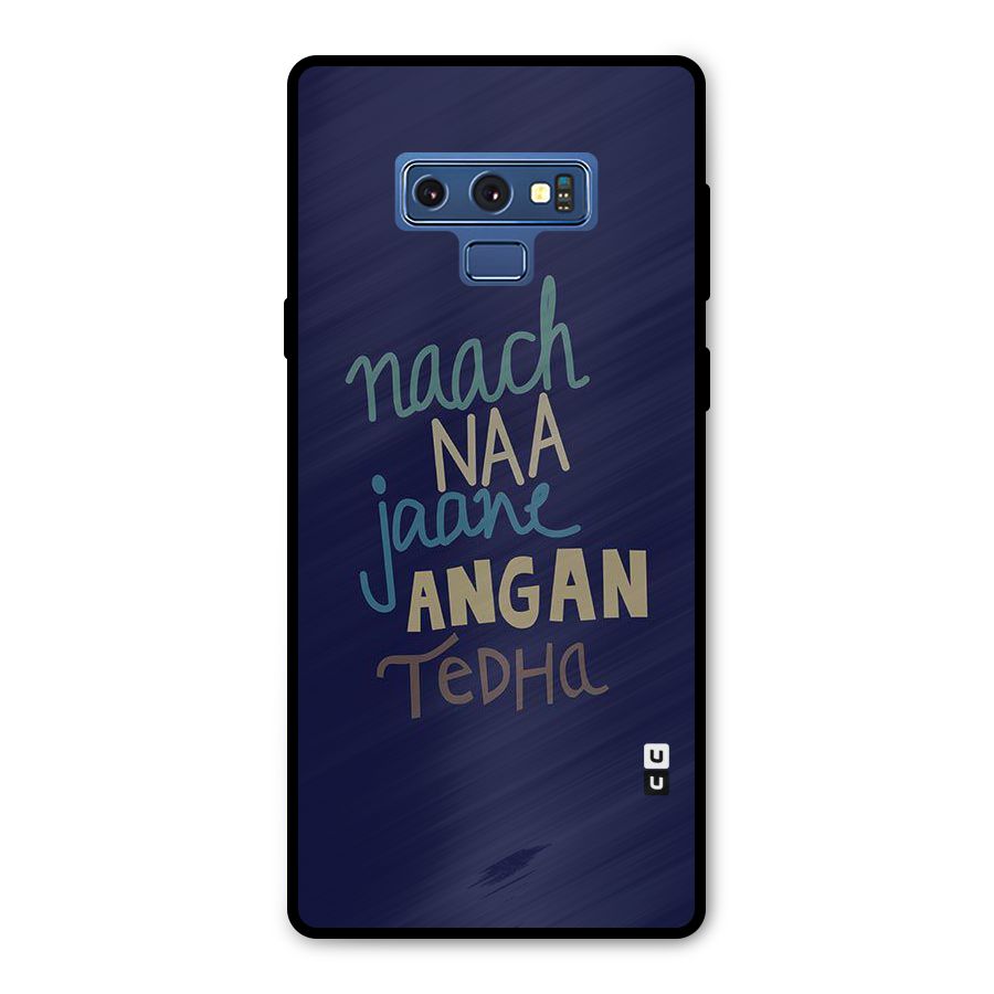 Dance Words Metal Back Case for Galaxy Note 9