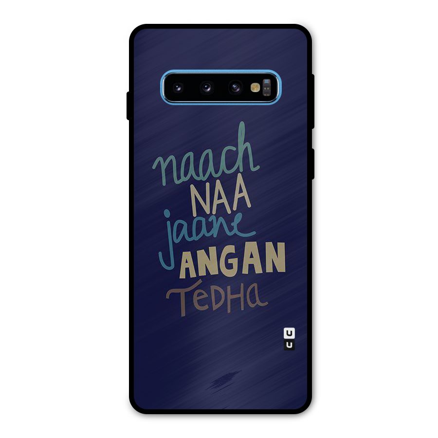 Dance Words Metal Back Case for Galaxy S10