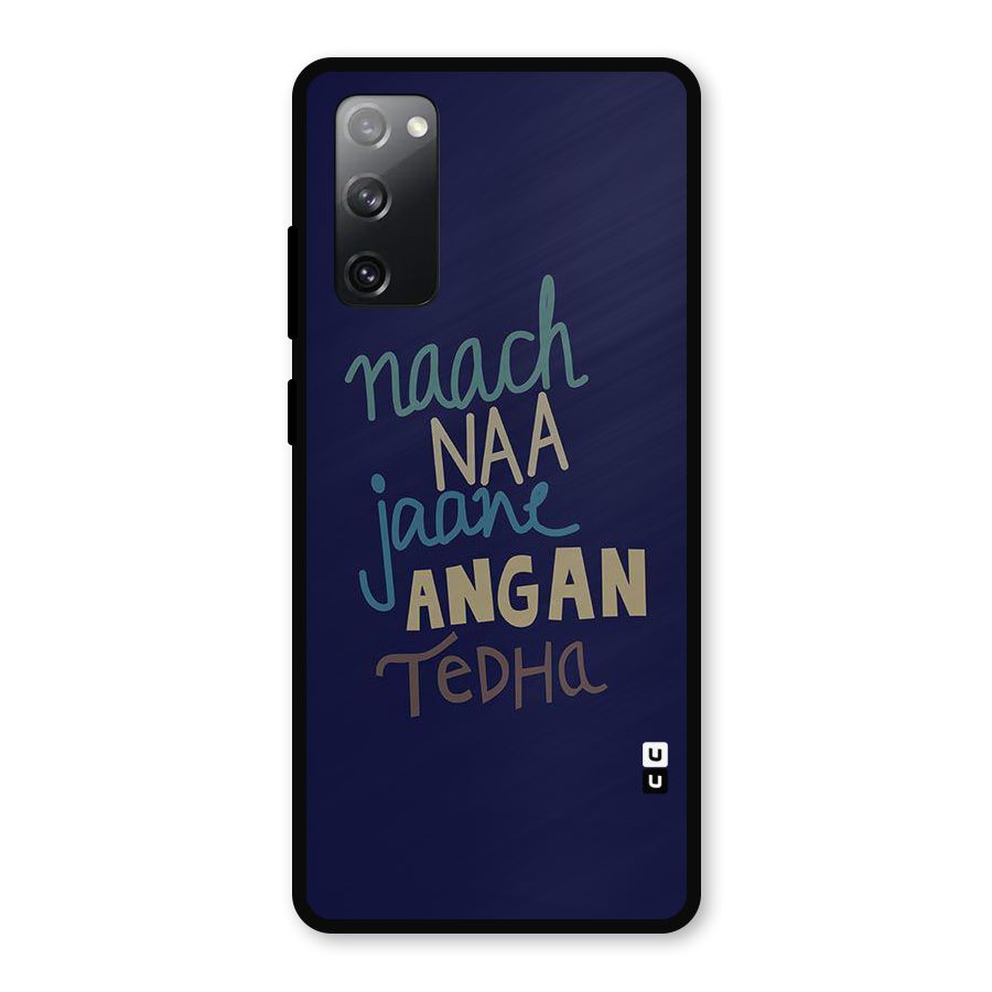 Dance Words Metal Back Case for Galaxy S20 FE