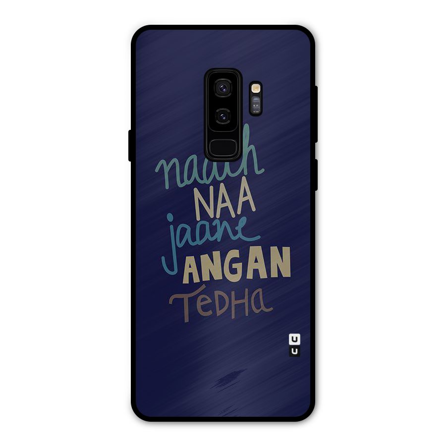 Dance Words Metal Back Case for Galaxy S9 Plus