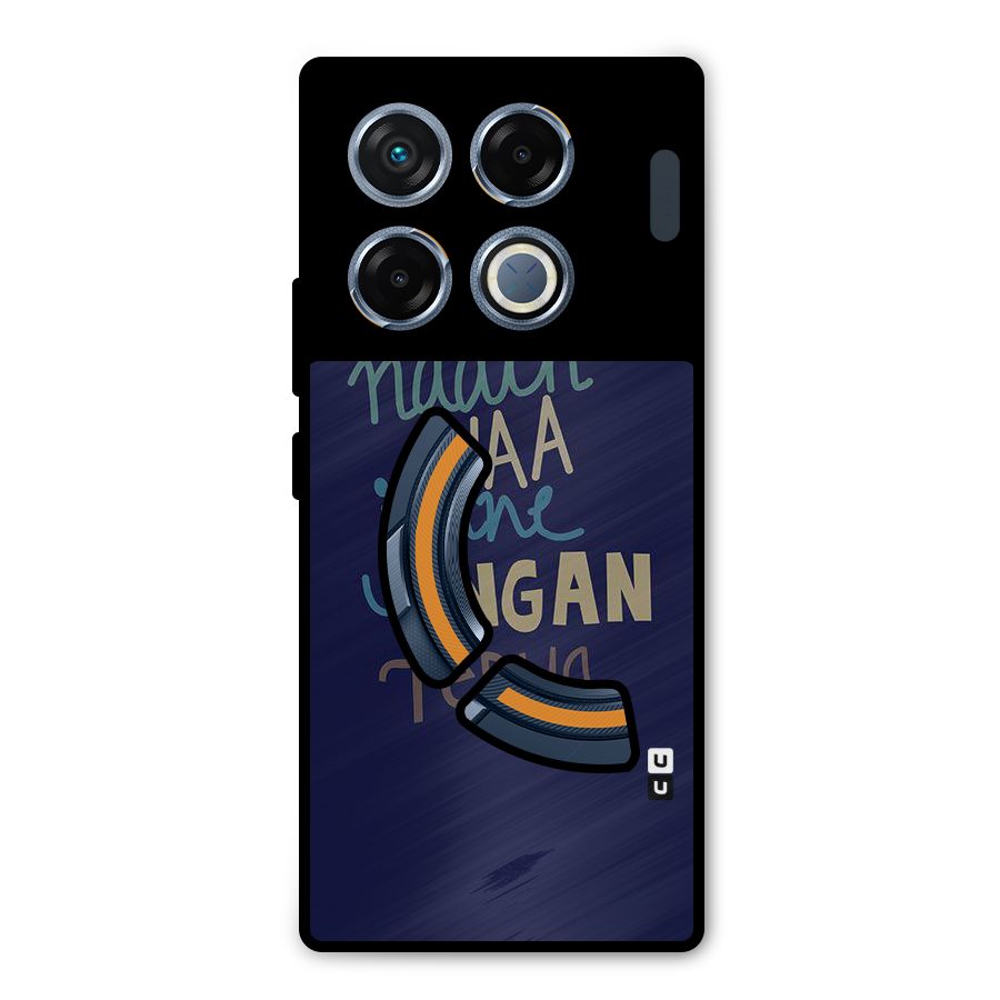 Dance Words Metal Back Case for Infinix GT 20 Pro