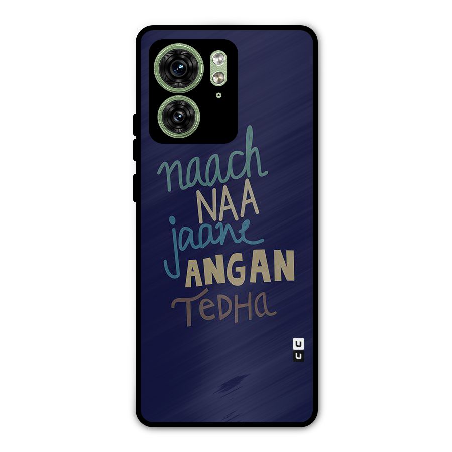 Dance Words Metal Back Case for Motorola Edge 40 5G