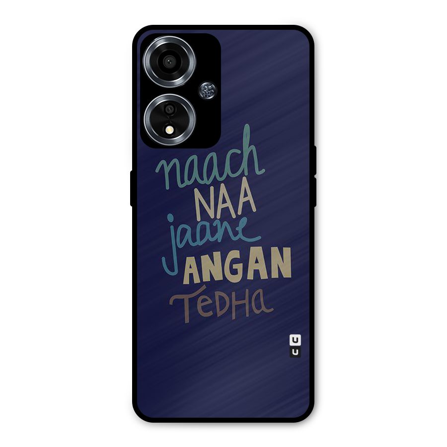 Dance Words Metal Back Case for Oppo A59