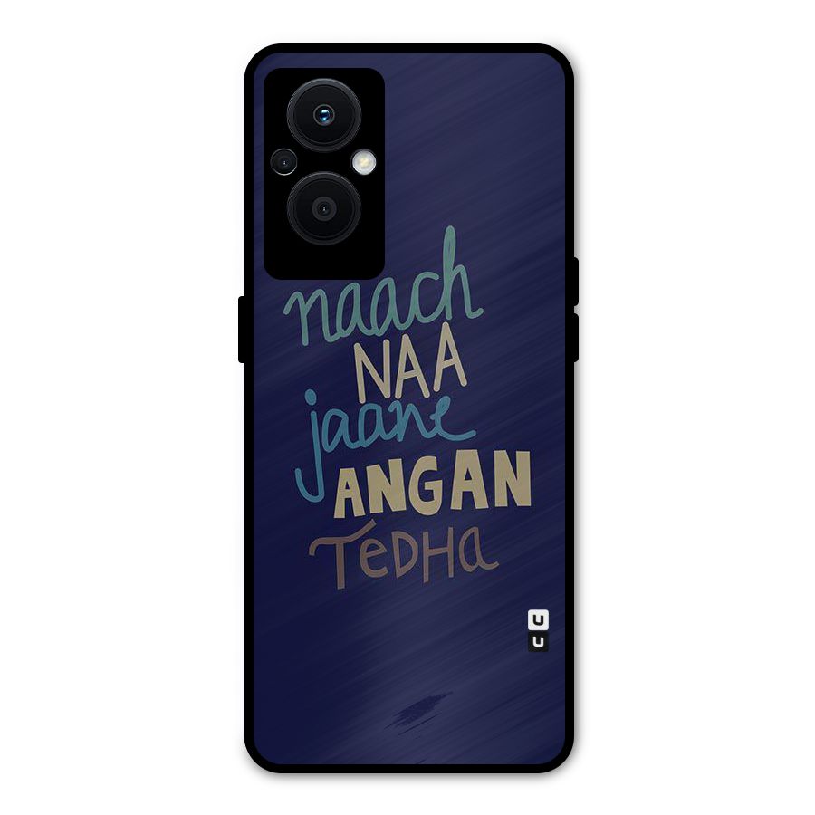 Dance Words Metal Back Case for Oppo F21s Pro 5G