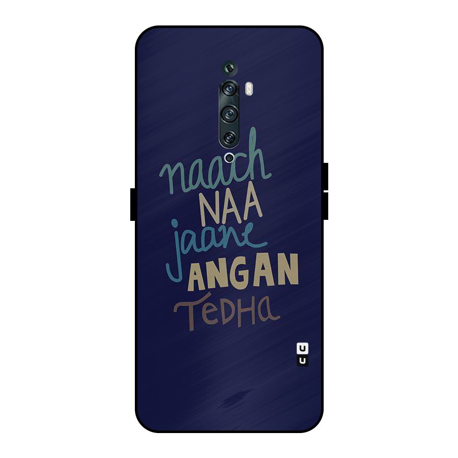 Dance Words Metal Back Case for Oppo Reno2 F