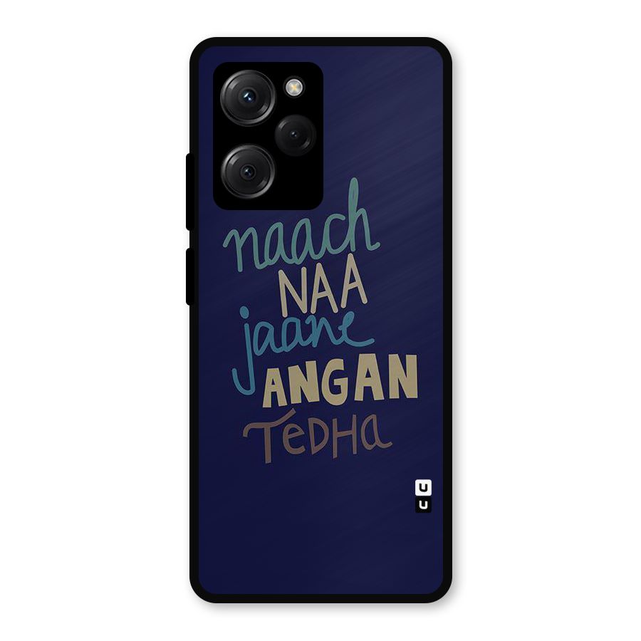 Dance Words Metal Back Case for Poco X5 Pro