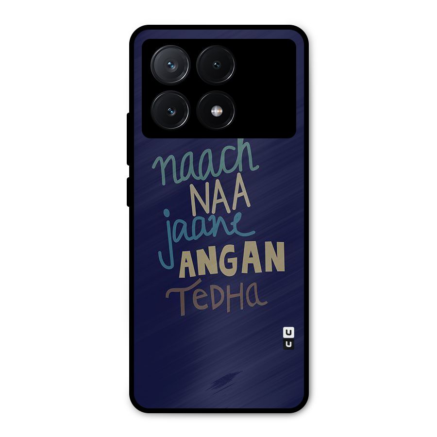 Dance Words Metal Back Case for Poco X6 Pro