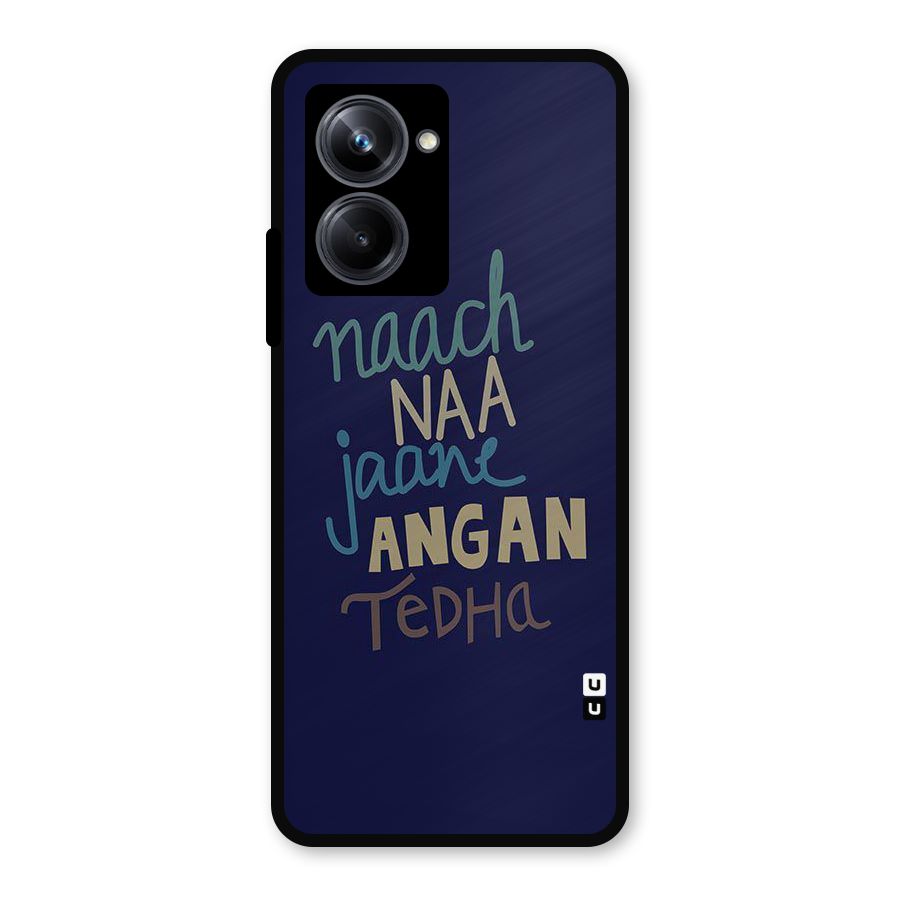 Dance Words Metal Back Case for Realme 10 Pro