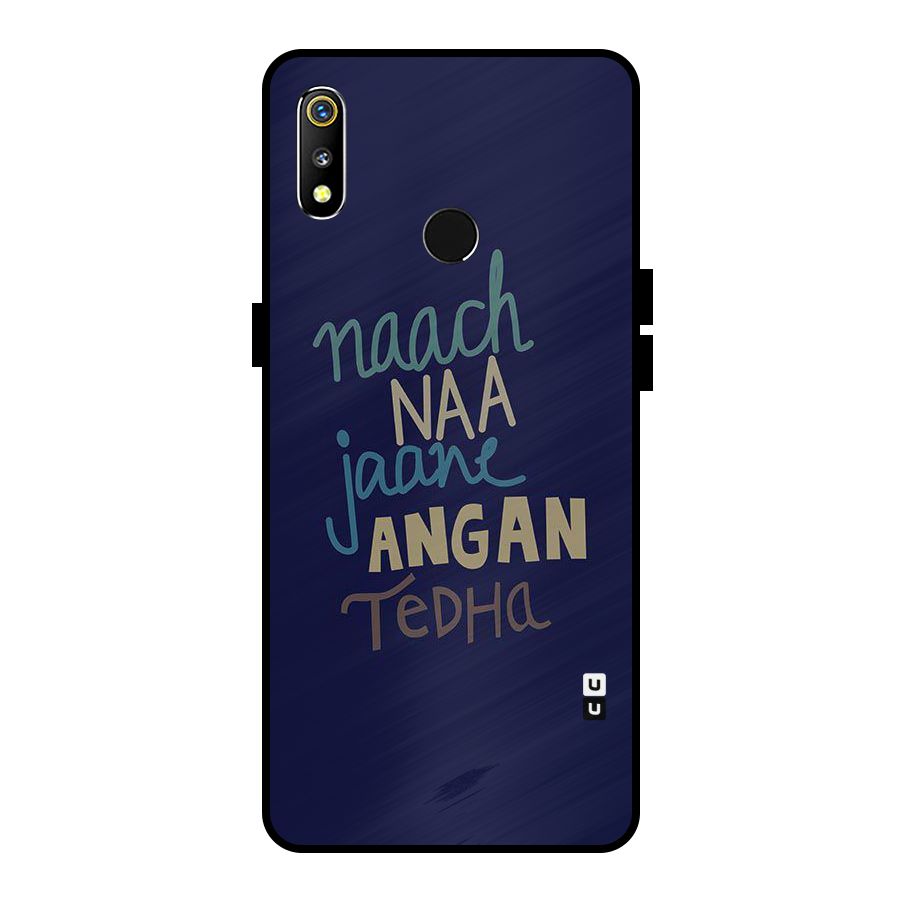 Dance Words Metal Back Case for Realme 3