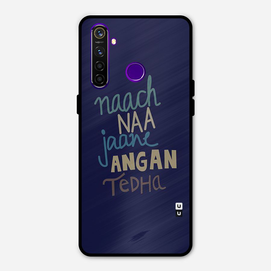 Dance Words Metal Back Case for Realme 5 Pro