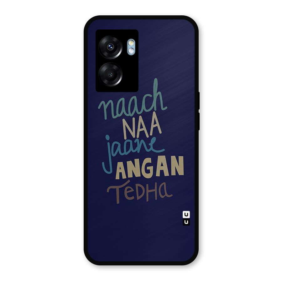 Dance Words Metal Back Case for Realme Narzo 50 5G