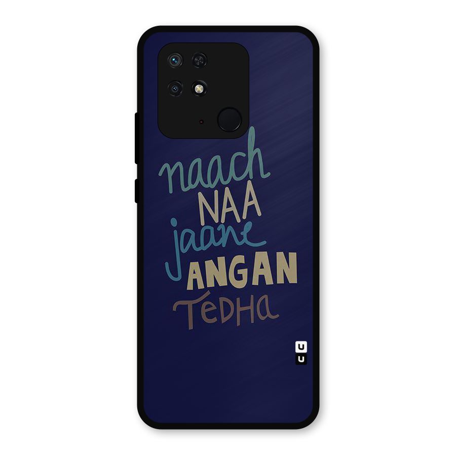 Dance Words Metal Back Case for Redmi 10