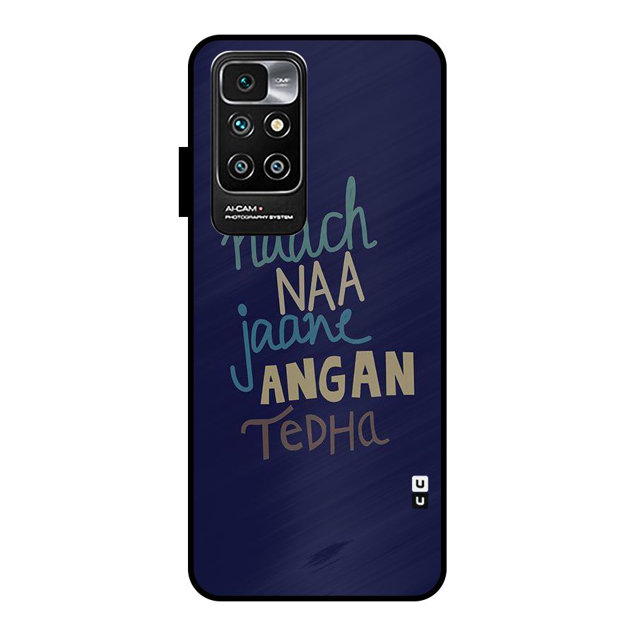 Dance Words Metal Back Case for Redmi 10 Prime
