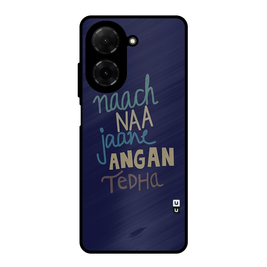 Dance Words Metal Back Case for Redmi A5 4G