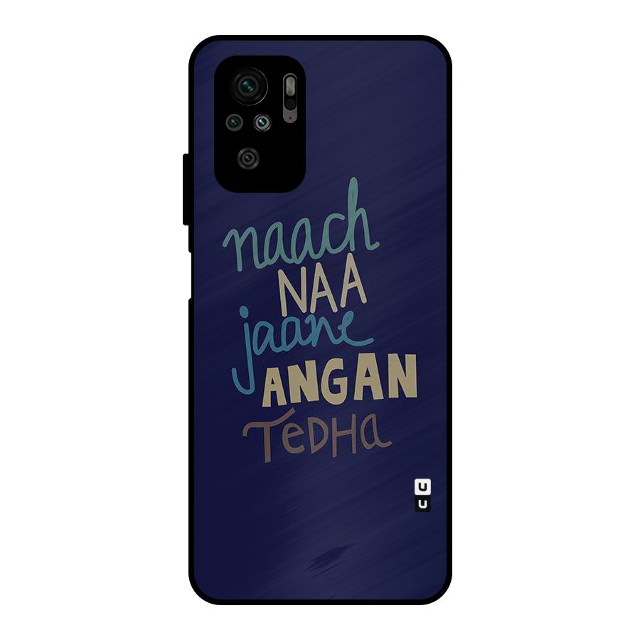 Dance Words Metal Back Case for Redmi Note 10