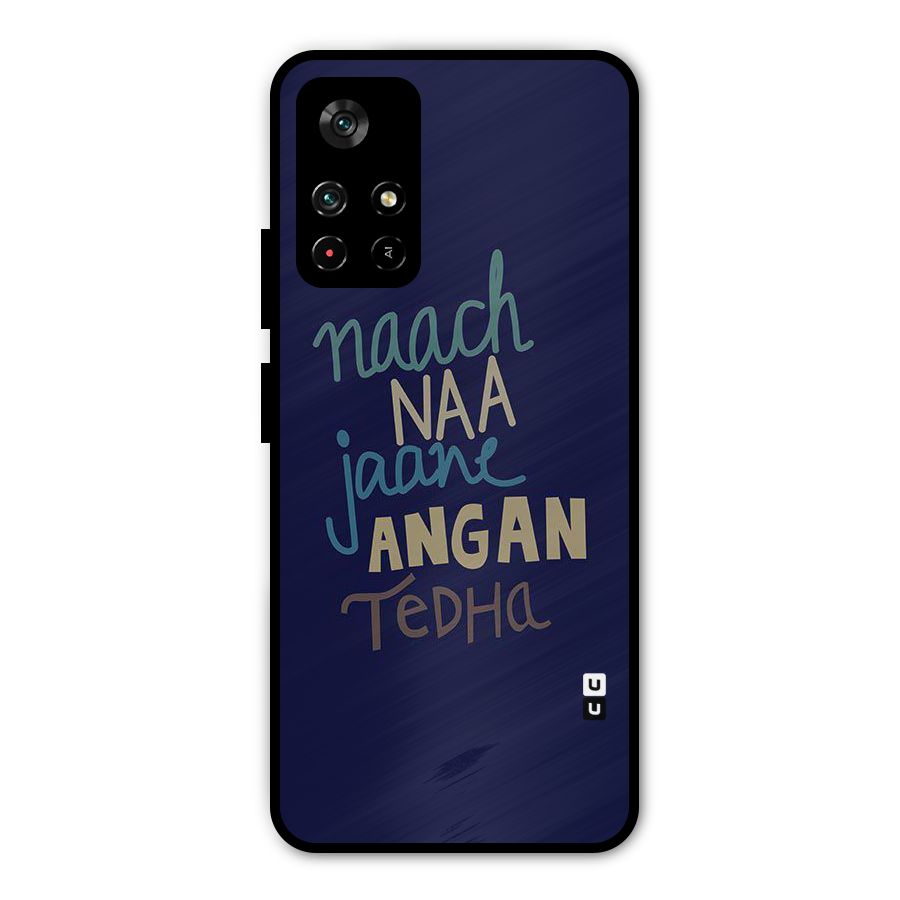 Dance Words Metal Back Case for Redmi Note 11T 5G