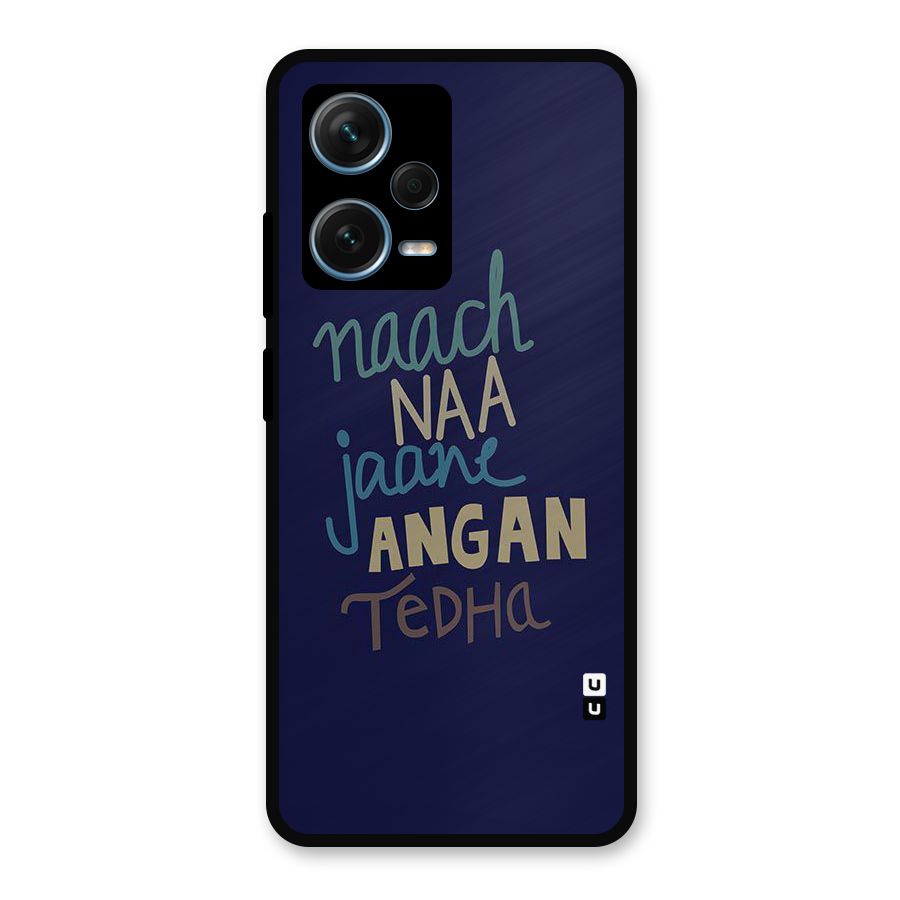 Dance Words Metal Back Case for Redmi Note 12 Pro Plus 5G