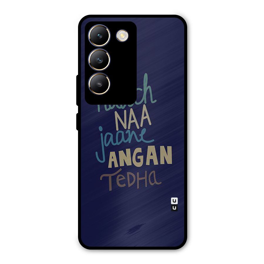 Dance Words Metal Back Case for Vivo T3 5G