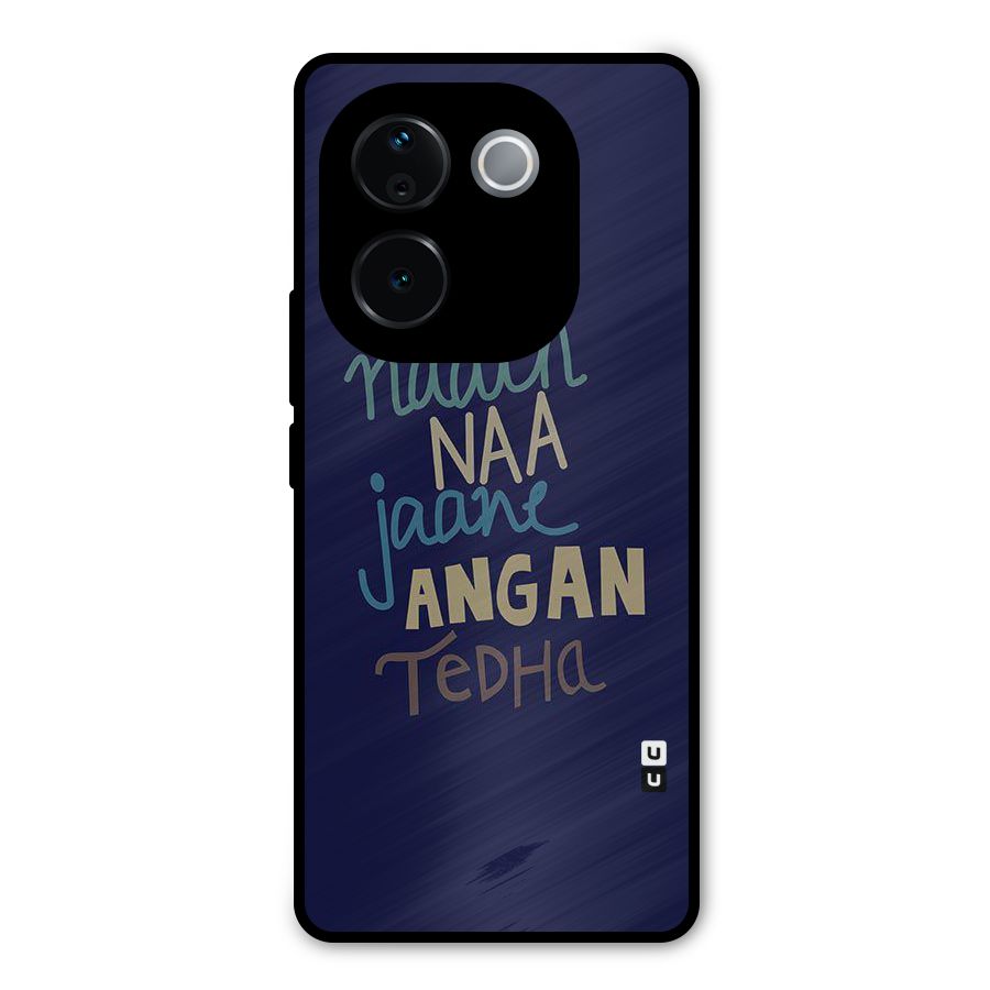Dance Words Metal Back Case for Vivo T3 Pro