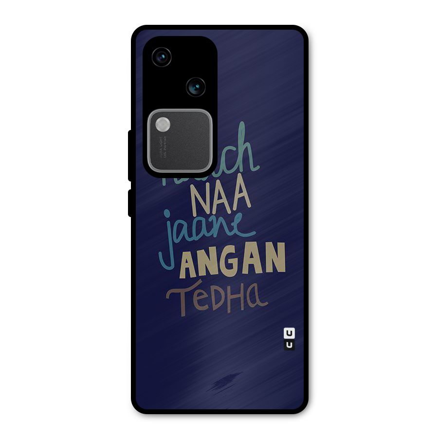 Dance Words Metal Back Case for Vivo V30