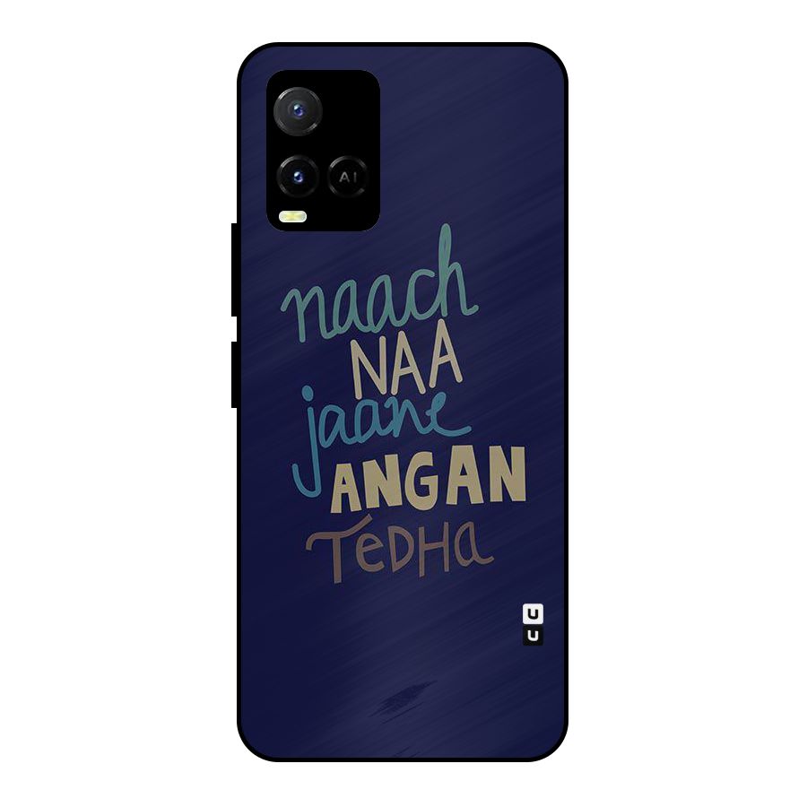 Dance Words Metal Back Case for Vivo Y21