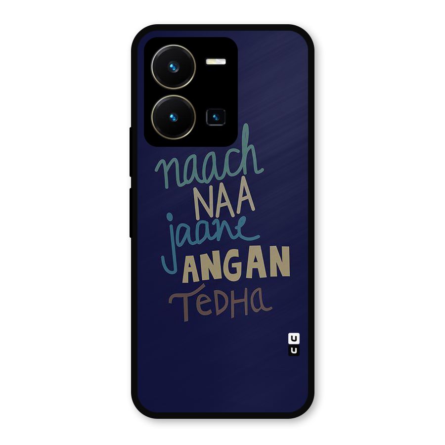 Dance Words Metal Back Case for Vivo Y35