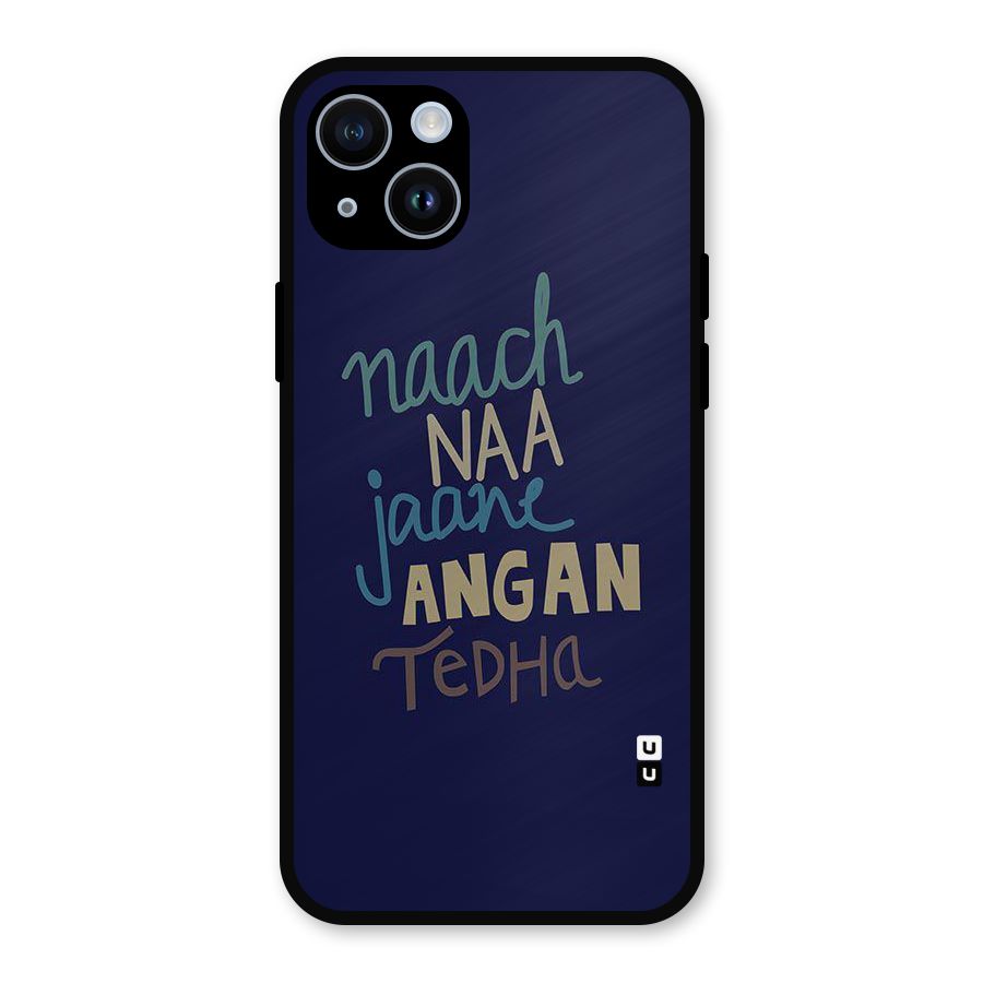 Dance Words Metal Back Case for iPhone 14