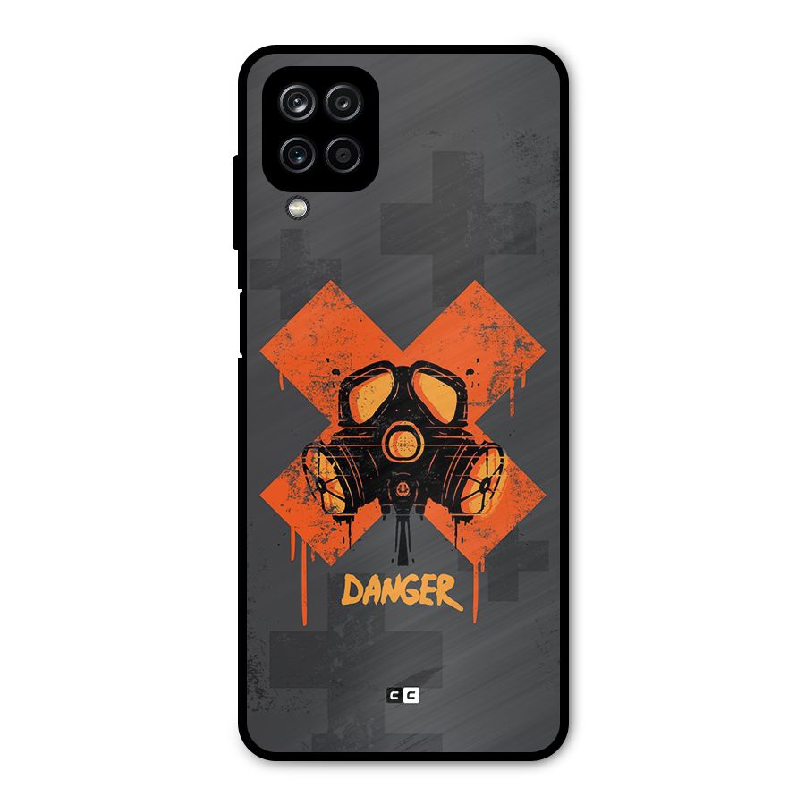 Danger Mask Metal Back Case for Galaxy A12