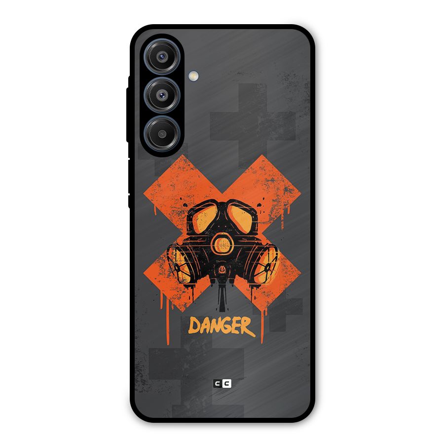 Danger Mask Metal Back Case for Galaxy A16 5G