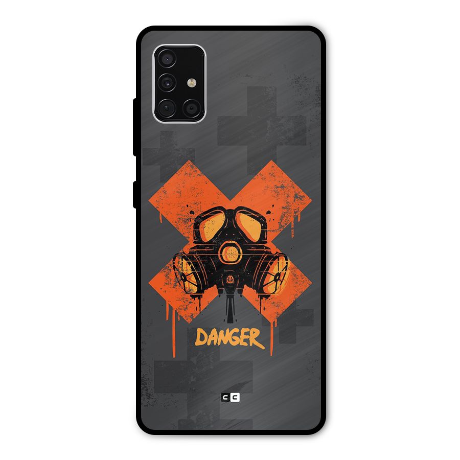 Danger Mask Metal Back Case for Galaxy A51