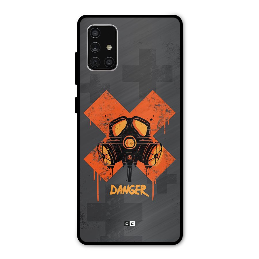 Danger Mask Metal Back Case for Galaxy A71