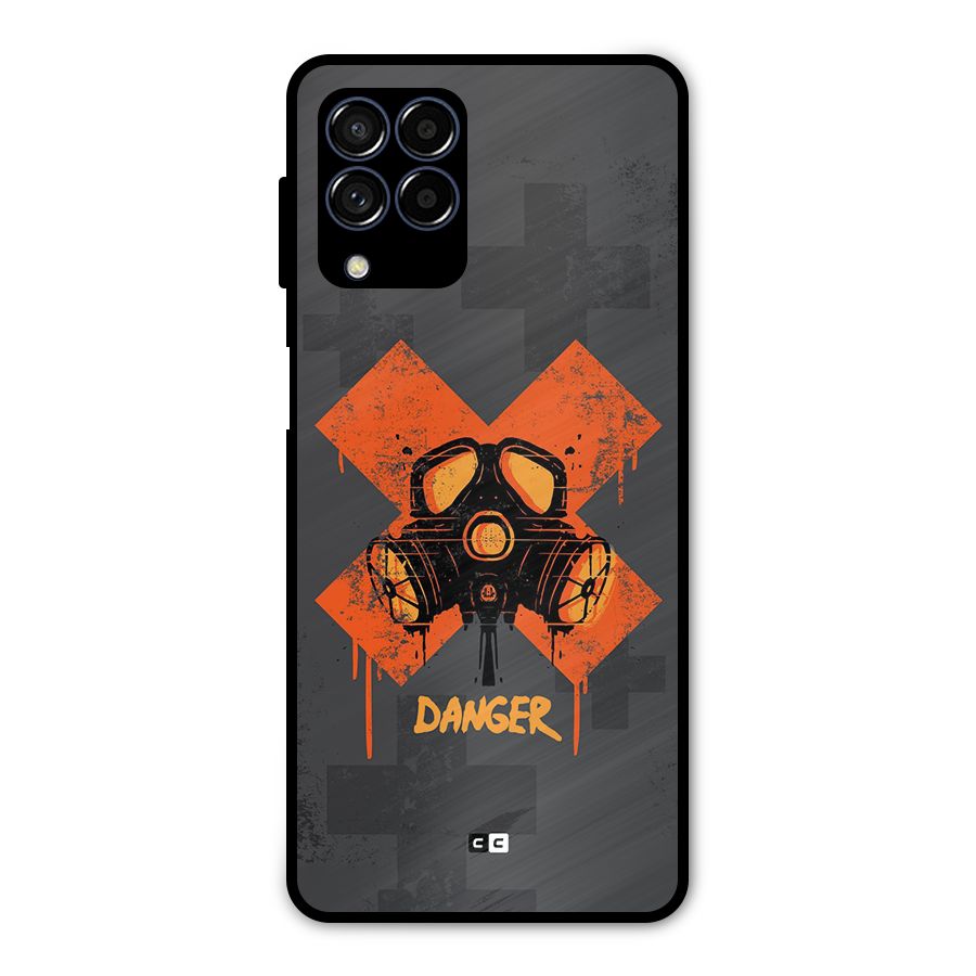 Danger Mask Metal Back Case for Galaxy M53 5G