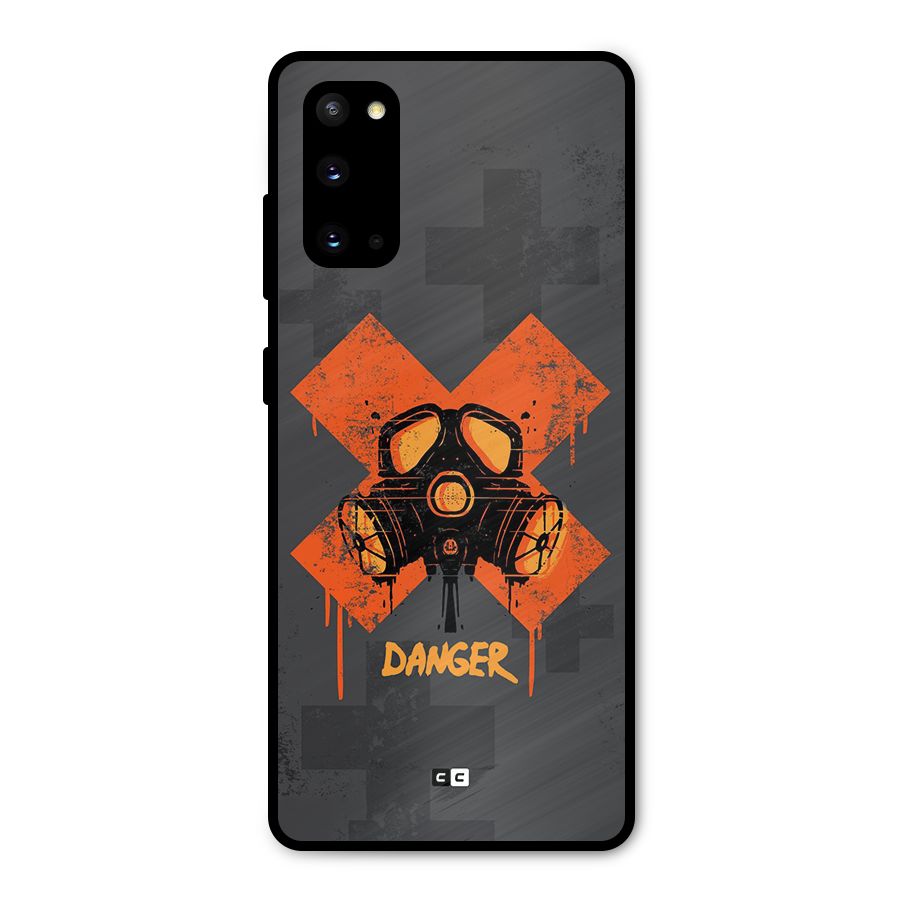 Danger Mask Metal Back Case for Galaxy S20