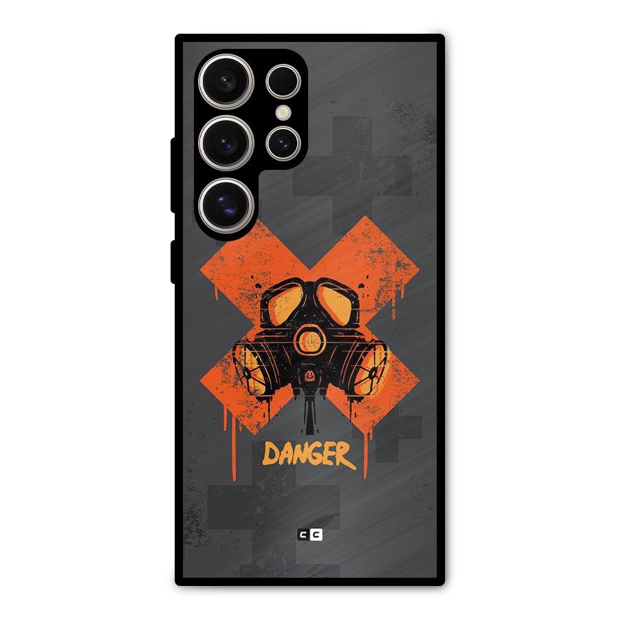 Danger Mask Metal Back Case for Galaxy S24 Ultra