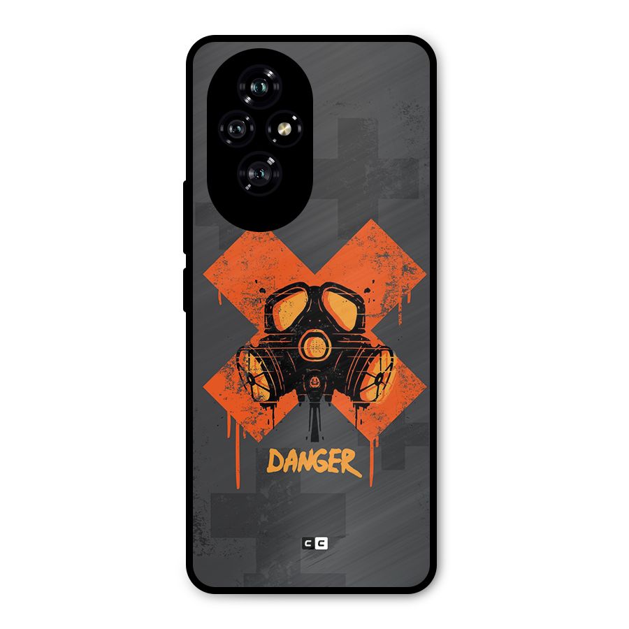 Danger Mask Metal Back Case for Honor 200