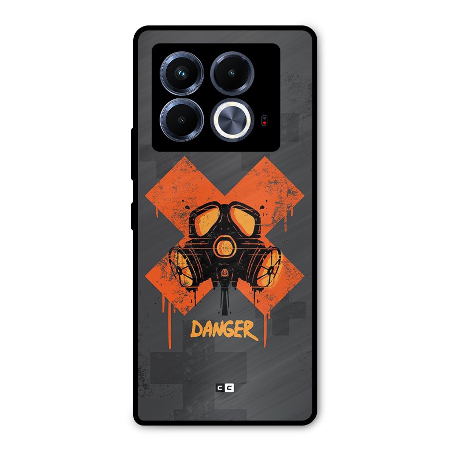 Danger Mask Metal Back Case for Infinix Note 40 5G