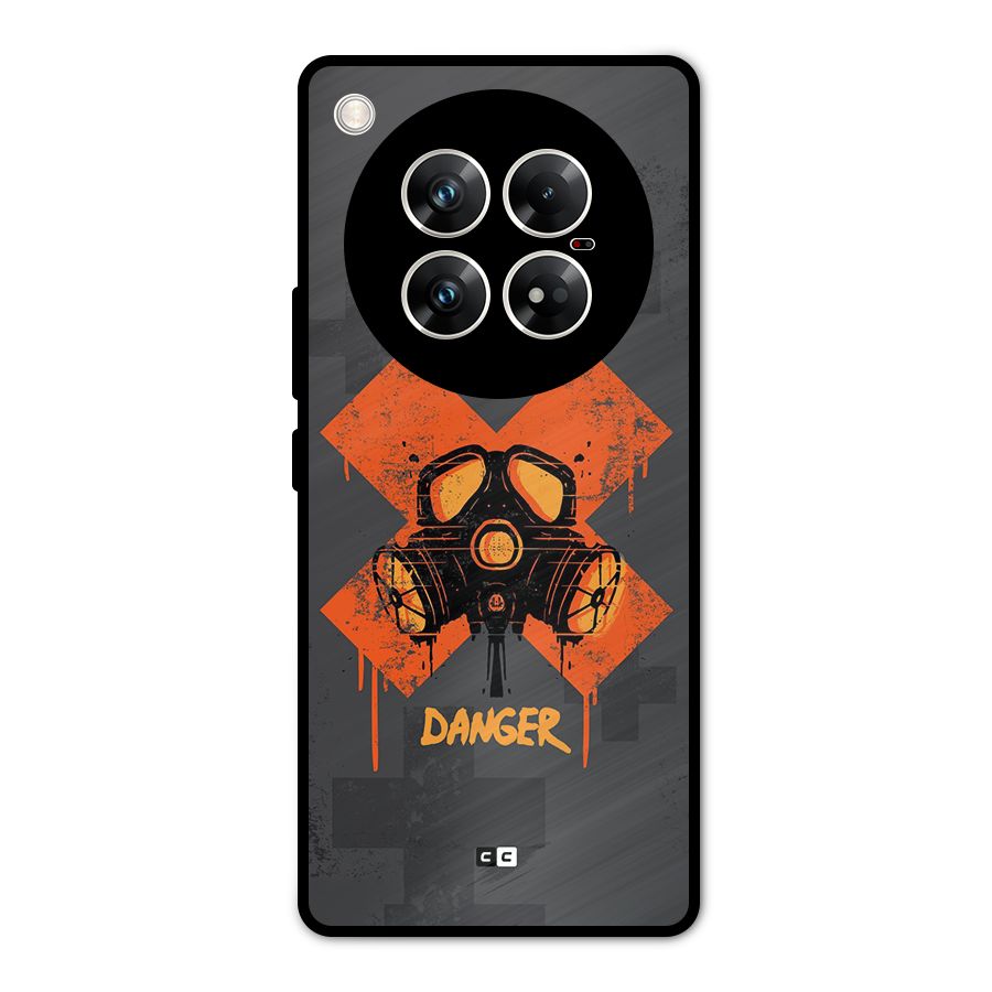 Danger Mask Metal Back Case for Infinix Zero 40 5G