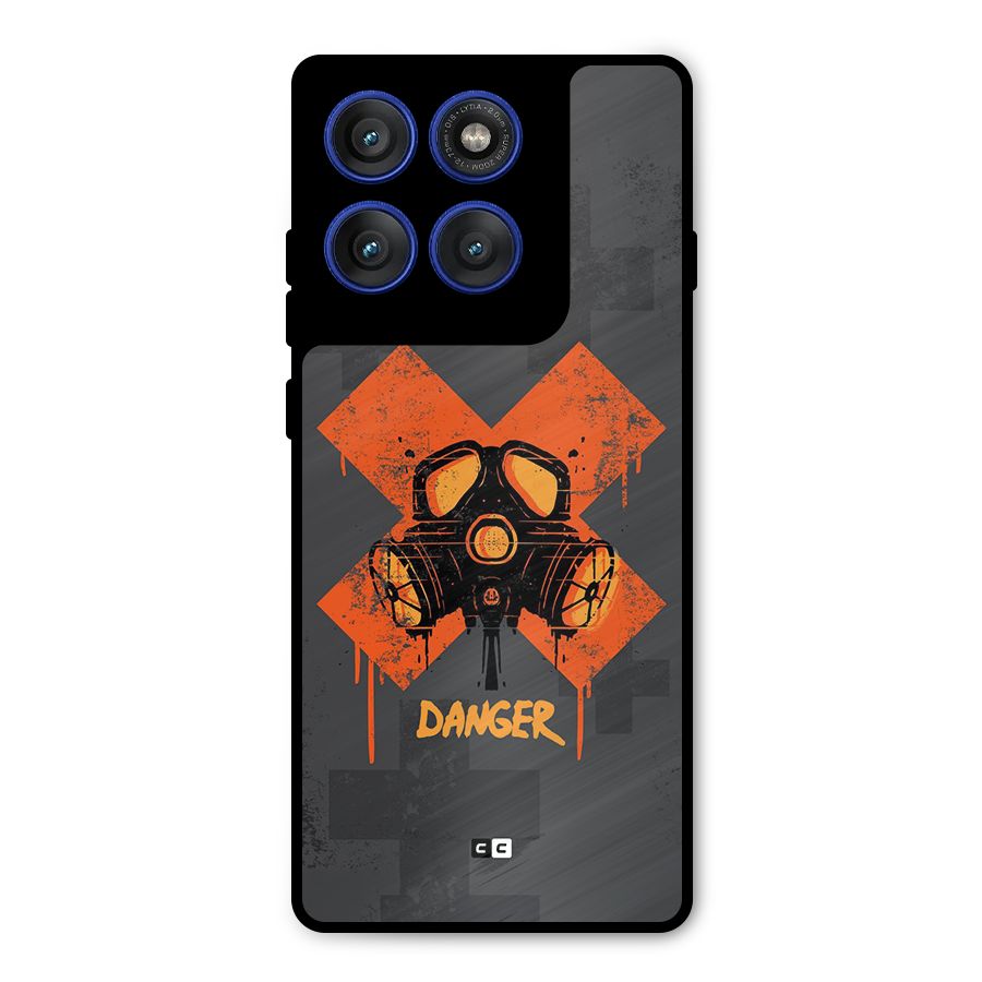 Danger Mask Metal Back Case for Motorola Edge 60 Pro