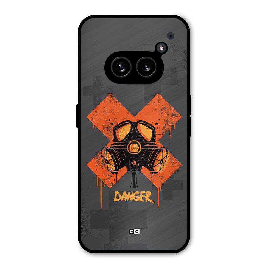 Danger Mask Metal Back Case for Nothing Phone 2a Plus